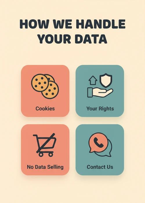 How this $20 deposit casino review site handles your data — cookies, your rights, no data selling and contact us.